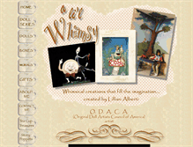 Tablet Screenshot of a-lil-whimsy.com